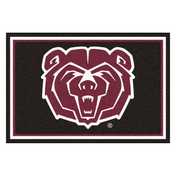 FanMats® - Missouri State University 60" x 96" Nylon Face Ultra Plush Floor Rug with "Bear" Logo