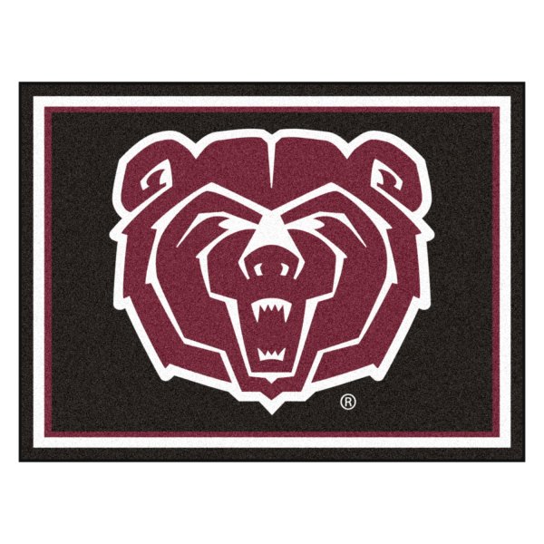 FanMats® - Missouri State University 96" x 120" Nylon Face Ultra Plush Floor Rug with "Bear" Logo