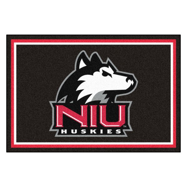 FanMats® - Northern Illinois University 60" x 96" Nylon Face Ultra Plush Floor Rug with "NIU & Husky" Logo