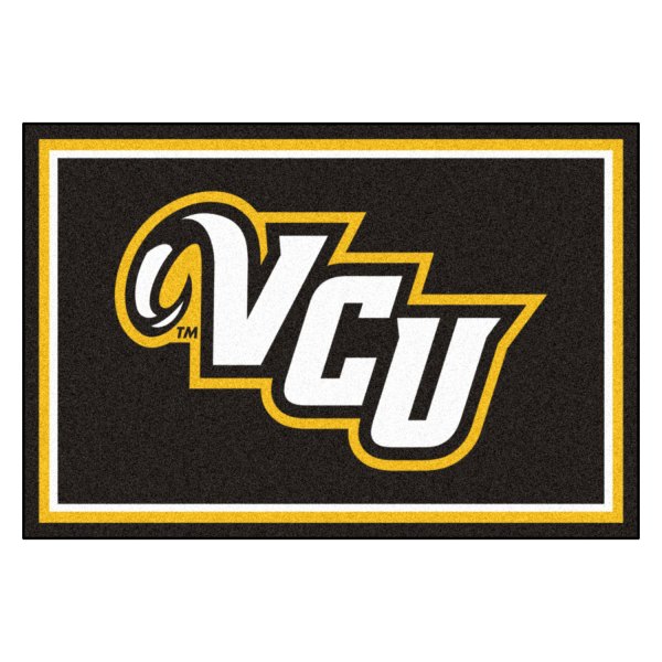 FanMats® - Virginia Commonwealth University 60" x 96" Nylon Face Ultra Plush Floor Rug with "VCU" Logo