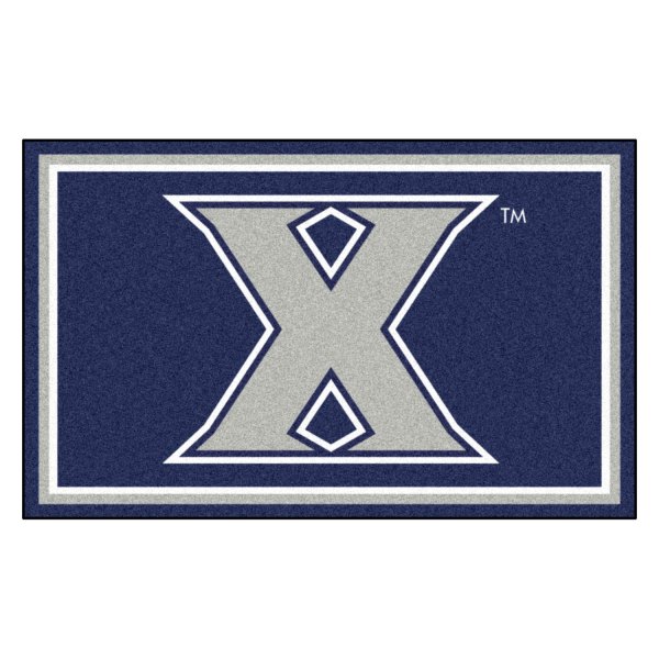 FanMats® - Xavier University 48" x 72" Nylon Face Ultra Plush Floor Rug with "X" Logo
