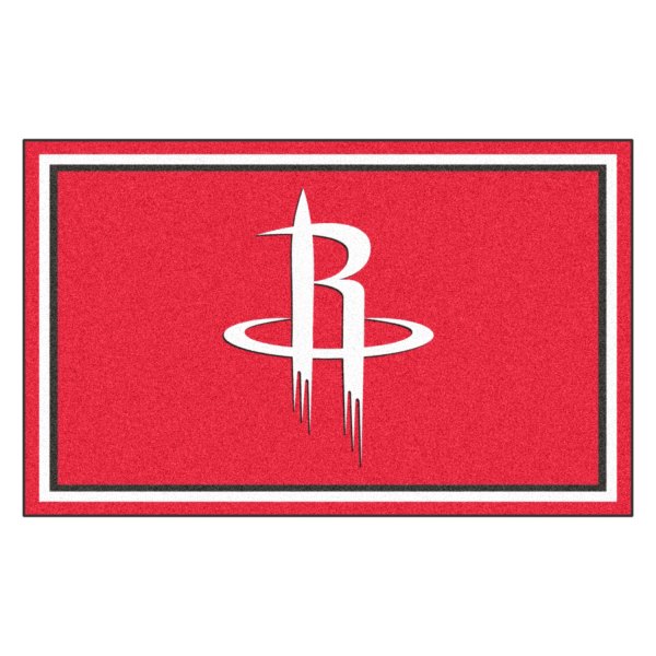 FanMats® - Houston Rockets 48" x 72" Nylon Face Ultra Plush Floor Rug with "R" Logo