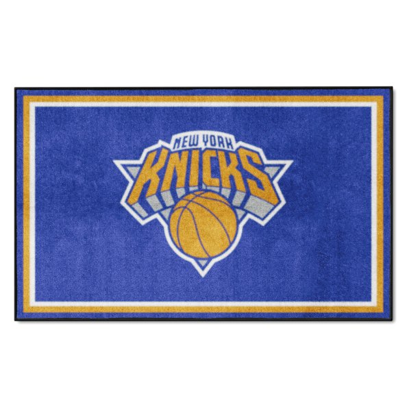 FanMats® - New York Knicks 48" x 72" Nylon Face Ultra Plush Floor Rug with "New York Knicks Icon" Logo