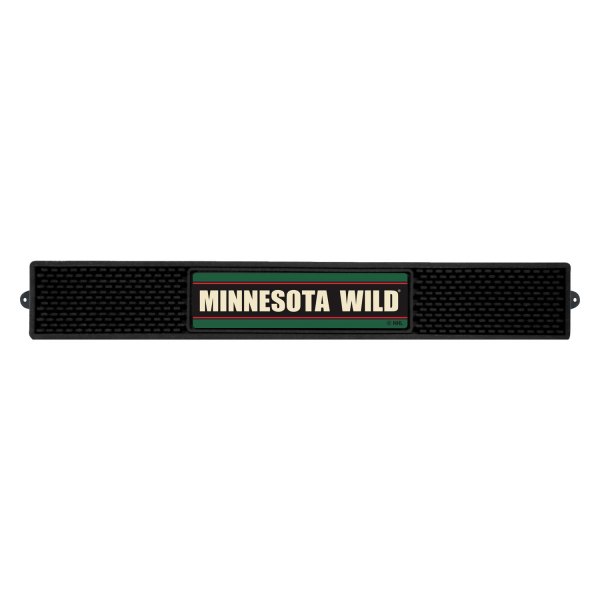 FanMats® - NCAA "Minnesota Wild" Logo "Minnesota Wild" Logo Vinyl Drink Mat