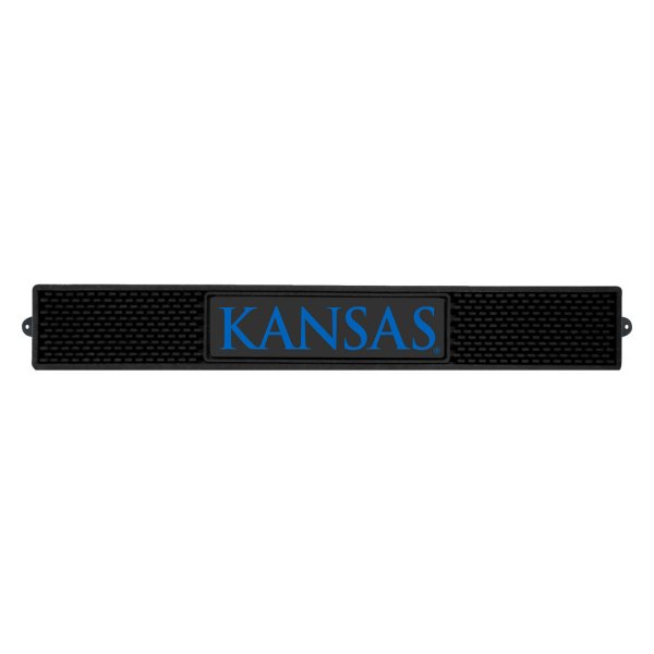 FanMats® - NCAA "University of Kansas" Logo "University of Kansas" Logo Vinyl Drink Mat