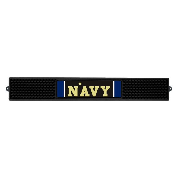 FanMats® - NCAA "U.S. Naval Academy" Logo "U.S. Naval Academy" Logo Vinyl Drink Mat
