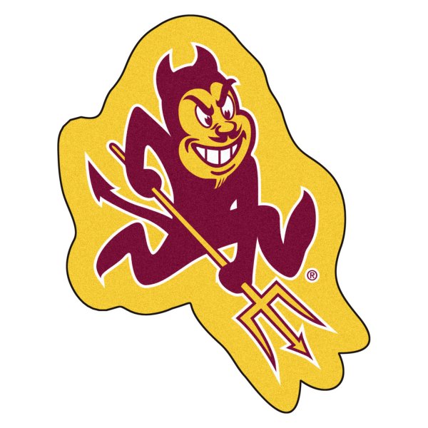 FanMats® - Arizona State University 36" x 48" Mascot Floor Mat with "Sparky" Logo