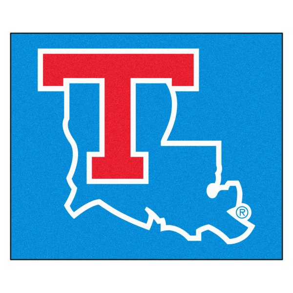 FanMats® - Louisiana Tech University 59.5" x 71" Nylon Face Tailgater Mat with "Louisiana Outline & T" Logo