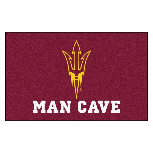 FanMats® - Arizona State University 60" x 96" Nylon Face Man Cave Ulti-Mat with "Pitchfork" Logo