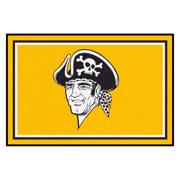 FanMats® - Cooperstown Retro Collection 1977 Pittsburgh Pirates 48" x 72" Nylon Face Ultra Plush Floor Rug