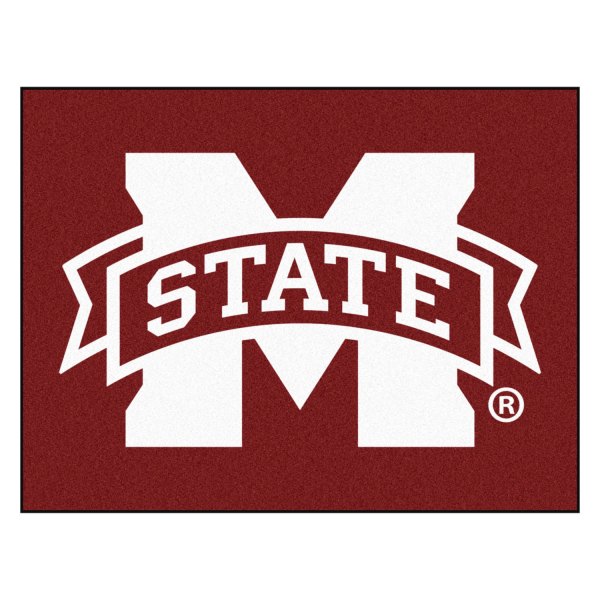 FanMats® - Mississippi State University 33.75" x 42.5" Nylon Face All-Star Floor Mat with "M State" Logo