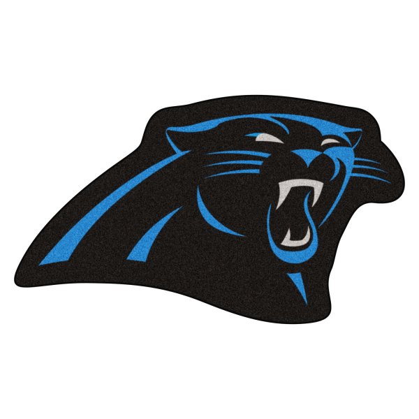 FanMats® - Carolina Panthers 36" x 48" Mascot Floor Mat with "Panther" Logo
