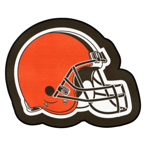 FanMats® - Cleveland Browns 36" x 48" Mascot Floor Mat with "Browns Helmet" Logo