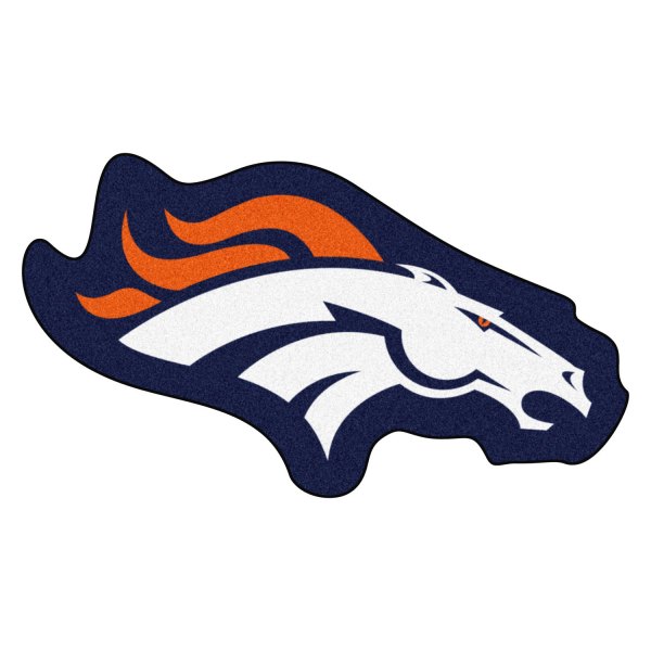 FanMats® - Denver Broncos 36" x 48" Mascot Floor Mat with "Bronco" Logo