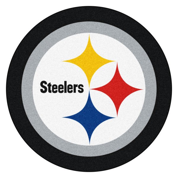 FanMats® - Pittsburgh Steelers 36" x 48" Mascot Floor Mat with "Steelers" Logo