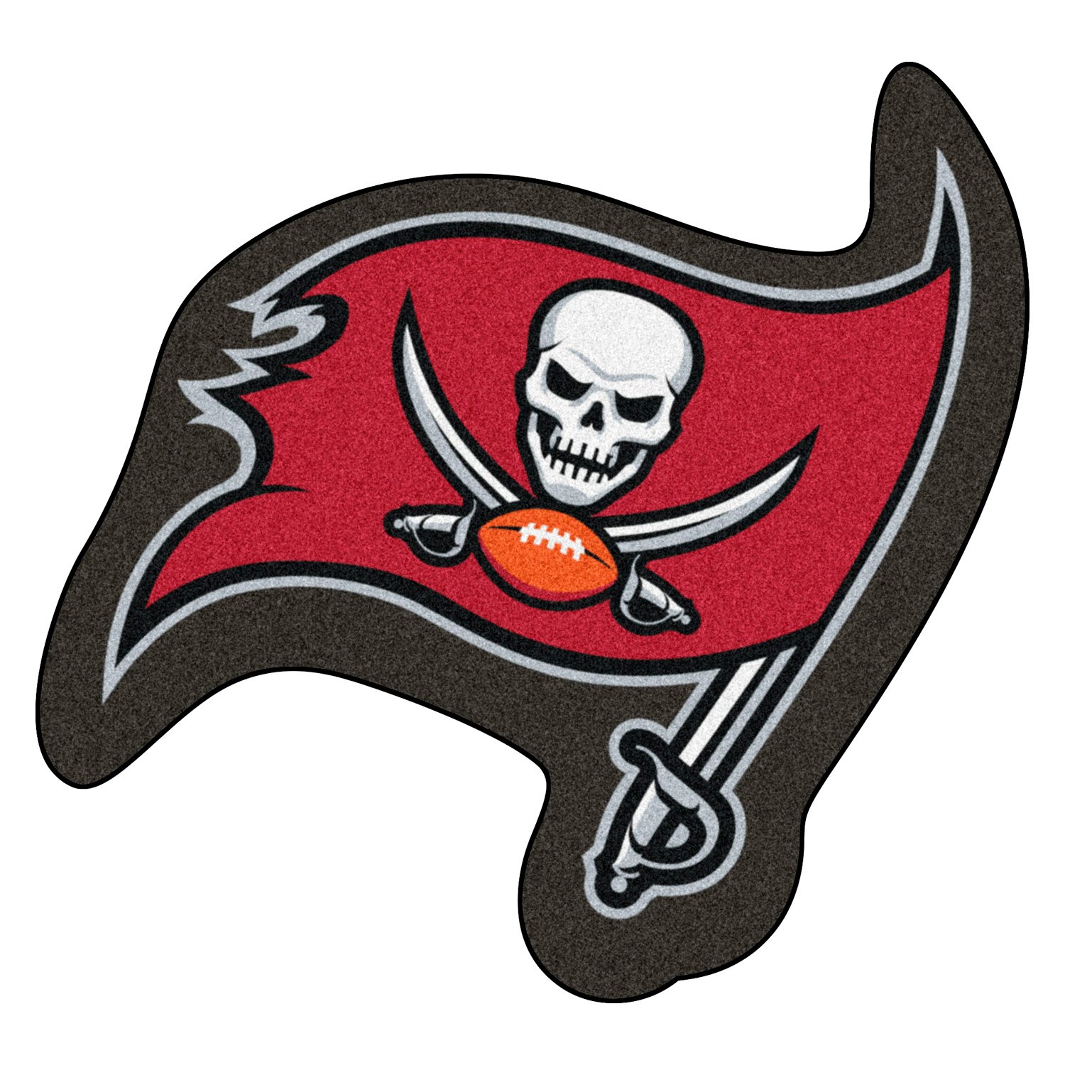 FanMats® 20988 - Tampa Bay Buccaneers 36 x 48 Mascot Floor Mat with  Pirate Flag Logo 