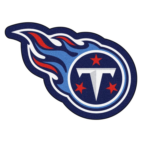 FanMats® - Tennessee Titans 36" x 48" Mascot Floor Mat with "Comet T" Logo