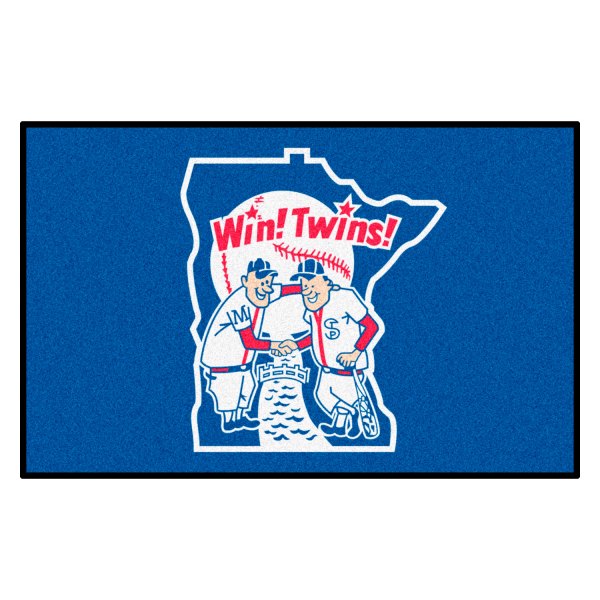 FanMats® - Cooperstown Retro Collection 1978 Minnesota Twins 19" x 30" Nylon Face Starter Mat