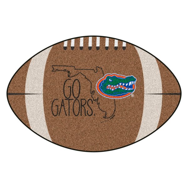 FanMats® - "Southern Style" University of Florida 20.5" x 32.5" Nylon Face Football Ball Floor Mat