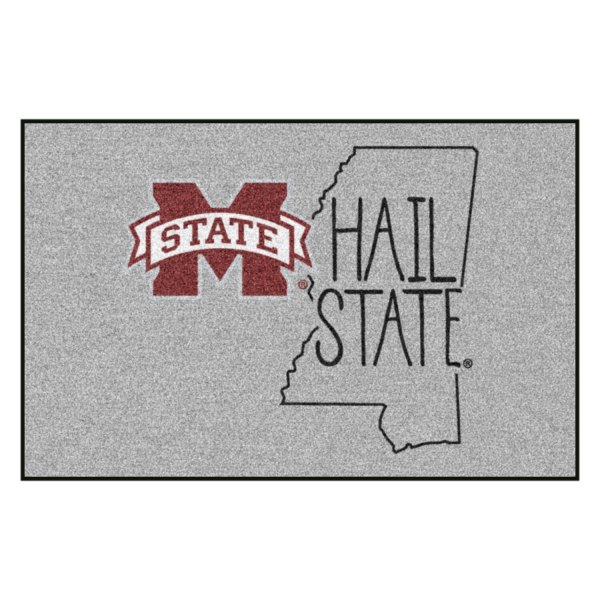FanMats® - "Southern Style" Mississippi State University 19" x 30" Nylon Face Starter Mat