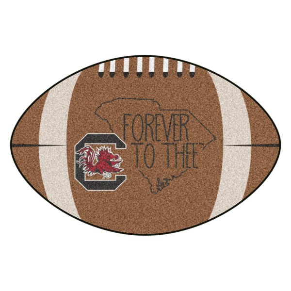 FanMats® - "Southern Style" University of South Carolina 20.5" x 32.5" Nylon Face Football Ball Floor Mat