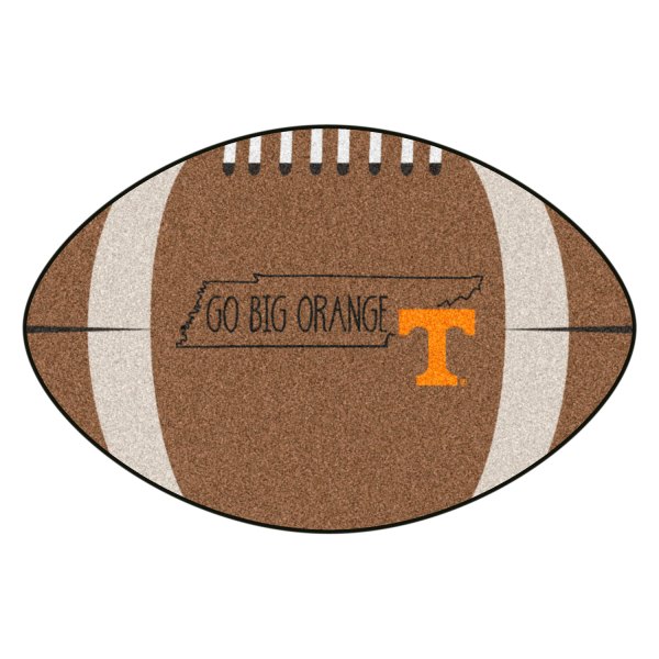 FanMats® - "Southern Style" University of Tennessee 20.5" x 32.5" Nylon Face Football Ball Floor Mat