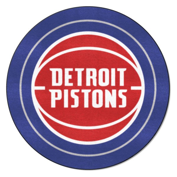 FanMats® - Detroit Pistons 36" x 48" Mascot Floor Mat with "DP" Logo