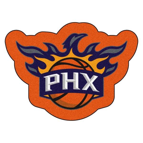 FanMats® - Phoenix Suns 36" x 48" Mascot Floor Mat with "Phonenix Bird & PHX" Logo
