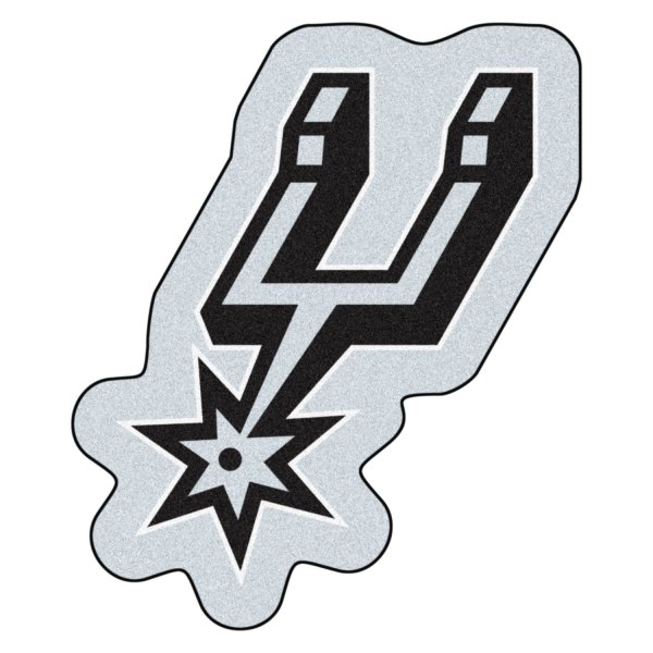 FanMats® - San Antonio Spurs 36" x 48" Mascot Floor Mat with Spurs Logo
