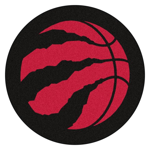 FanMats® - Toronto Raptors 36" x 48" Mascot Floor Mat with "Clawed Basketball" Primary Logo