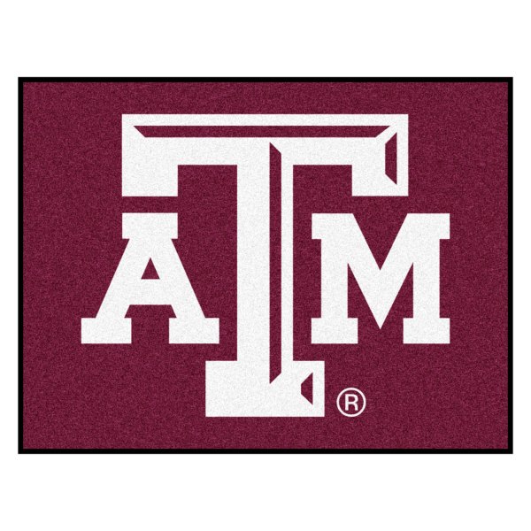 FanMats® - Texas A&M University 33.75" x 42.5" Nylon Face All-Star Floor Mat with "ATM" Logo