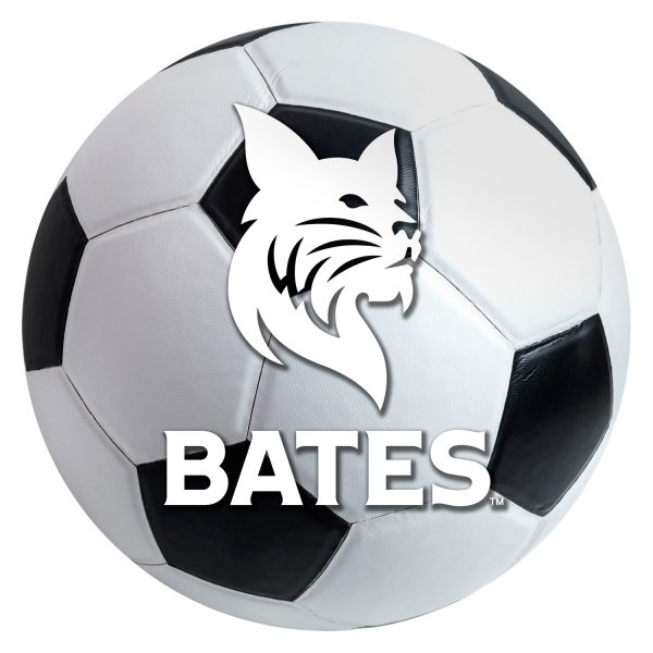 FanMats® - Bates College 27" Dia Nylon Face Soccer Ball Floor Mat with "Bobcat" Logo