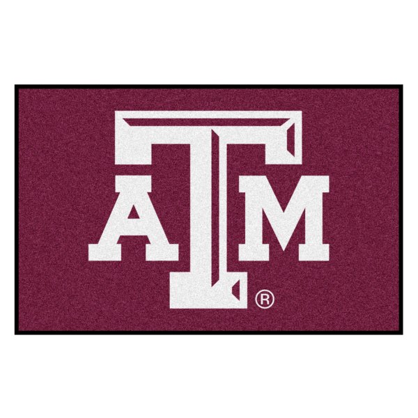 FanMats® - Texas A&M University 19" x 30" Nylon Face Starter Mat with "ATM" Logo