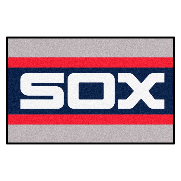 FanMats® - Cooperstown Retro Collection 1982 Chicago White Sox 19" x 30" Nylon Face Starter Mat