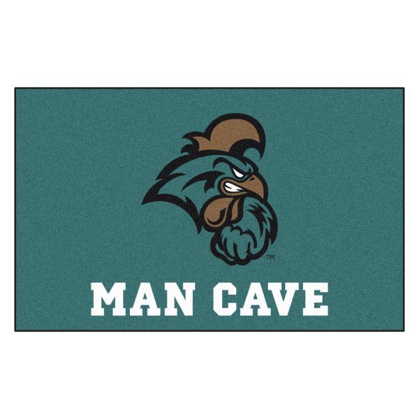 FanMats® - Coastal Carolina University 60" x 96" Nylon Face Man Cave Ulti-Mat with "Chanticleer" Logo