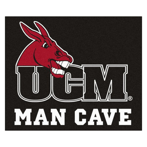 FanMats® - University of Central Missouri 60" x 72" Nylon Face Man Cave Tailgater Mat with "Mule & UCM" Logo