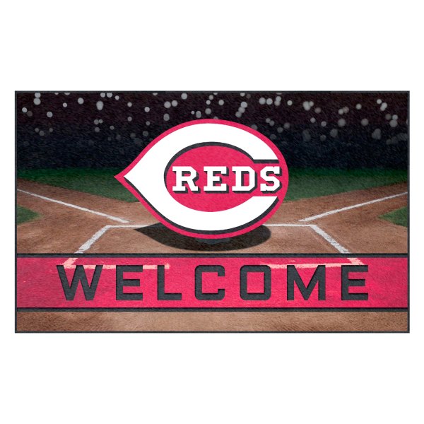 FanMats® - Cincinnati Reds 18" x 30" Crumb Rubber Door Mat with "C Reds" Logo
