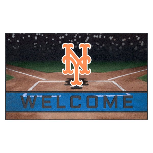 FanMats® - New York Mets 18" x 30" Crumb Rubber Door Mat with NY Logo
