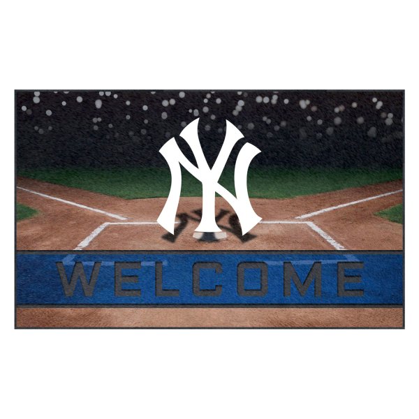 FanMats® - New York Yankees 18" x 30" Crumb Rubber Door Mat with NY Logo
