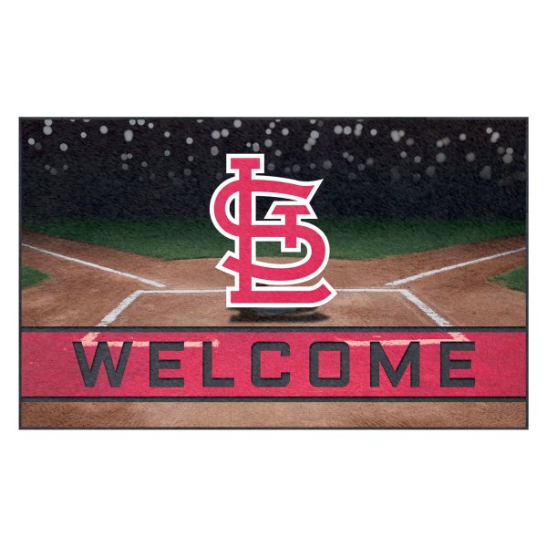 FanMats® - St. Louis Cardinals 18" x 30" Crumb Rubber Door Mat with STL Logo