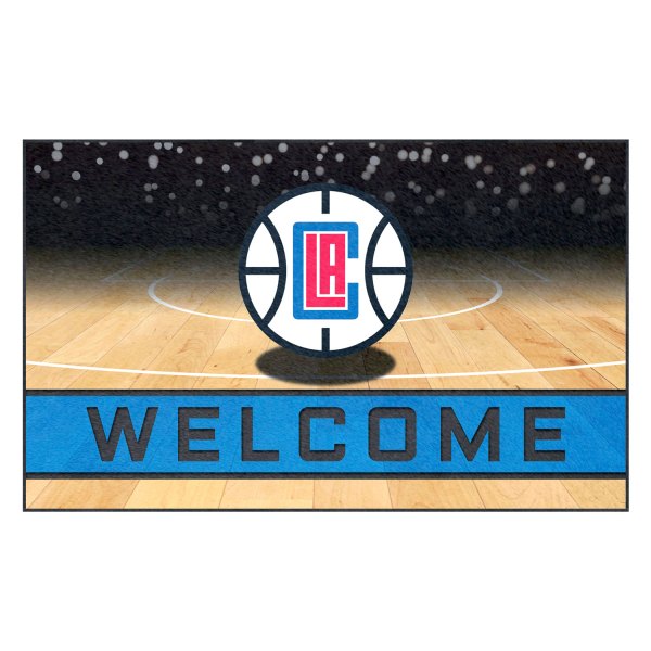 FanMats® - Los Angeles Clippers 18" x 30" Crumb Rubber Door Mat with "LAC" Logo