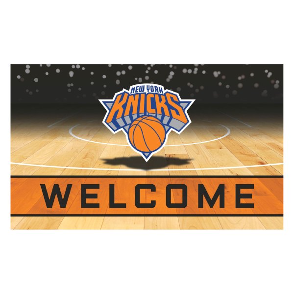 FanMats® - New York Knicks 18" x 30" Crumb Rubber Door Mat with "New York Knicks Icon" Logo
