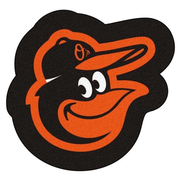 FanMats® - Baltimore Orioles 36" x 48" Mascot Floor Mat with "Cartoon Bird" Logo