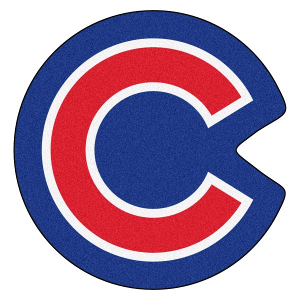 FanMats® - Chicago Cubs 36" x 48" Mascot Floor Mat with "Circular Cubs" Primary Logo