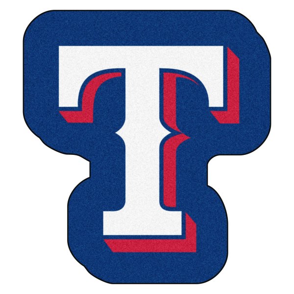 FanMats® - Texas Rangers 36" x 48" Mascot Floor Mat with "T" Logo
