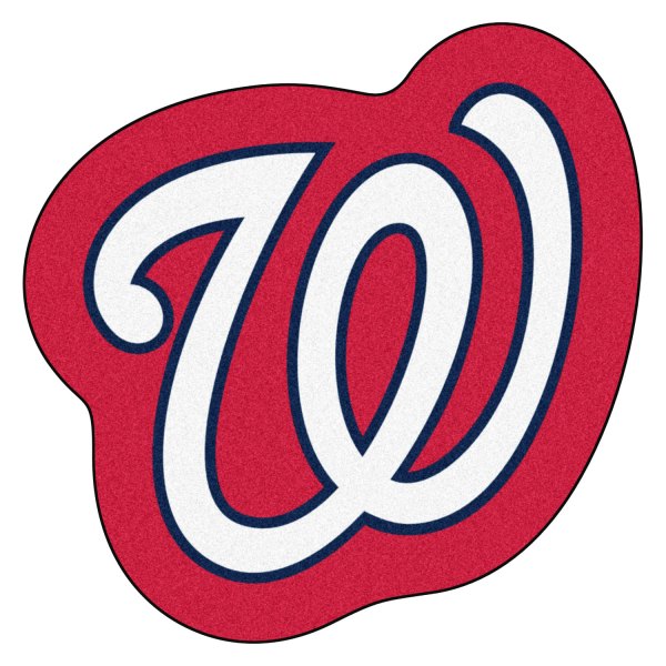 FanMats® - Washington Nationals 36" x 48" Mascot Floor Mat with "W" Logo