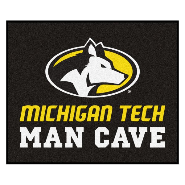 FanMats® - Michigan Tech University 60" x 72" Nylon Face Man Cave Tailgater Mat with "Husky" Logo & Wordmark