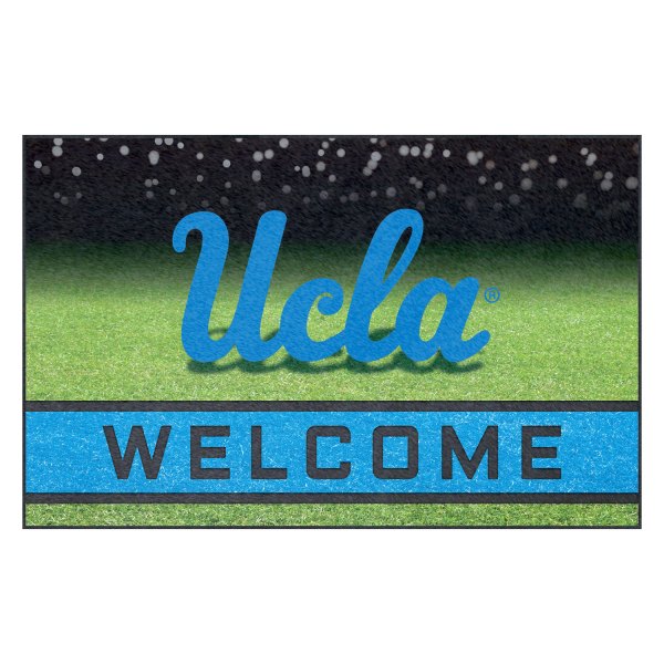 FanMats® - University of California (Los Angeles) 18" x 30" Crumb Rubber Door Mat with "script UCLA" Logo