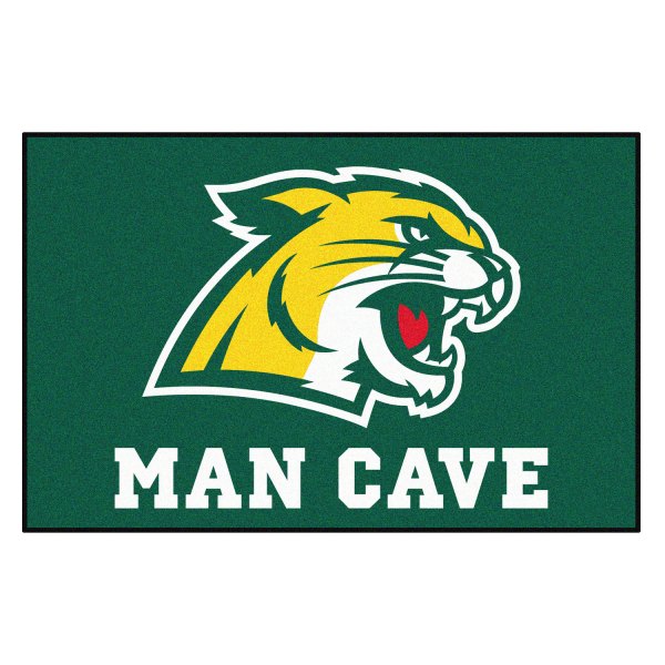 FanMats® - Northern Michigan University 19" x 30" Nylon Face Man Cave Starter Mat with "Wildcat" Logo