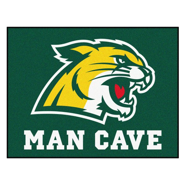 FanMats® - Northern Michigan University 33.75" x 42.5" Nylon Face Man Cave Floor Mat with "Wildcat" Logo
